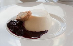 Panna Cotta Vegana Sin Lactosa.
