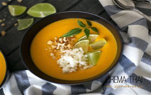 Crema Thai De Zanahoria Y Batata
