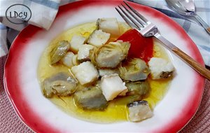 Bacalao Y Alcachofas Confitados/candied Cod And Artichokes
