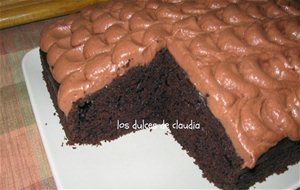 Bizcocho De Chocolate Con Crema Agria
