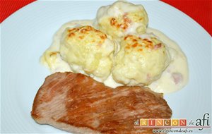 Coliflor Gratinada Con Lacón