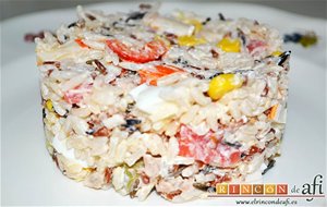 Ensalada De Arroz De Tres Colores