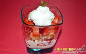 Parfait De Fresas Y Nata