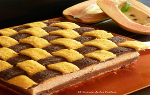 Pastel Enrejado De Papaya Y Chocolate."the Chocolate Challenge"
