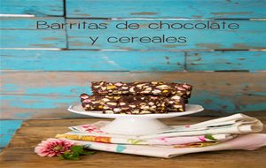 Barritas De Chocolate Con Nubes Y Frutos Secos
