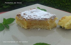 Pastelitos De Limon O Lemon Bars
