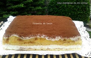 Tiramisu De Limon
