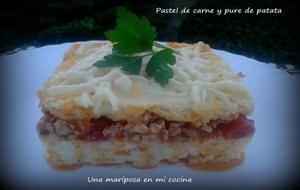 Pastel De Pure De Patata Y Carne Molida
