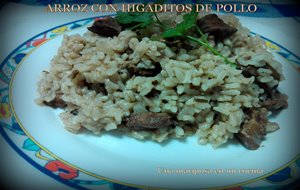 Arroz Con Higadillos De Pollo
