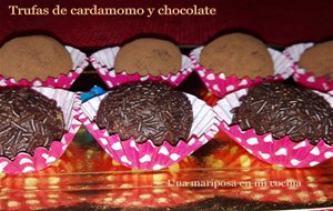 Trufas De Cardamomo Y Chocolate 
