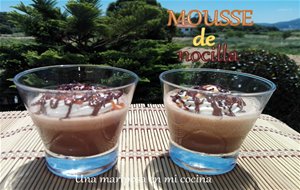 Mousse De Nocilla Y Chocolate
