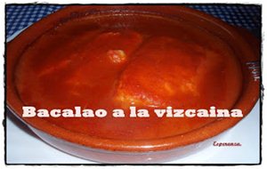 Bacalao A La Vizcaina
