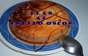 Flan Al Estilo Oscos
