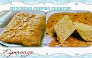 Bizcocho Cuatro Cuartos
