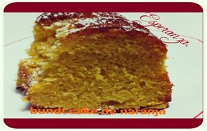 Bundt Cake De Naranja
