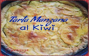 Tarta Manzana Al Kiwi
