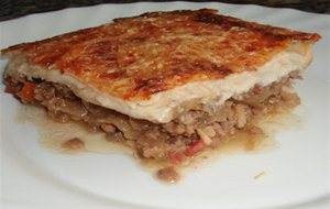 Lasaña De Carne Con Berenjena Por Pasta
