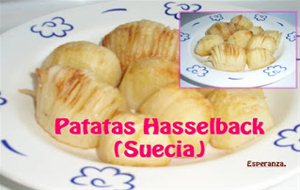 Patatas Hasselback (suecia)
