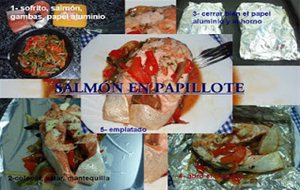 Salmón En Papillote
