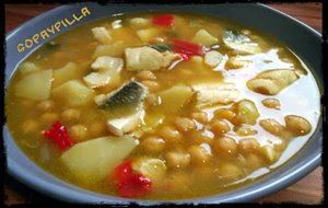 Garbanzos Con Lubina
