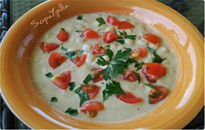 Sopa De Garbanzos Y Yogur
