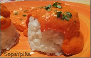 Arroz Con Revuelto De Tomate Y Huevo
