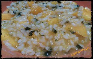 Arroz Meloso Con Mango
