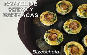 Pastel De Setas Y Espinacas
