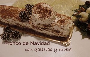 Tronco De Navidad Con Galletas
