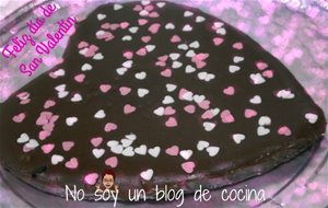 Tarta De Ganache Para San Valentin
