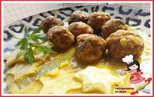 * Albóndigas En Salsa De Cebolla (tradicional)
