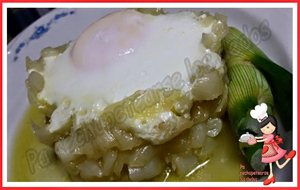 *huevo Cuajado Con Cebolletas (cocina Tradicional)
