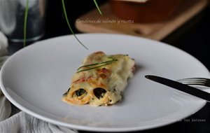 Canelones De Salmón Y Ricotta
