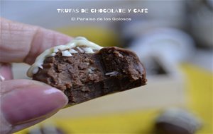 Trufas De Chocolate Y Café
