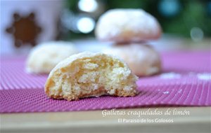 Galletas Craqueladas De Limón
