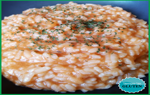 Risotto Con Tomate Y berenjena