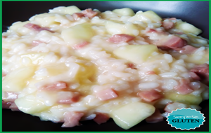 Risotto De Melón Con jamón