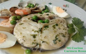 Merluza Con Langostinos A La Koxkera (a La Donostaria O A La Vasca)  