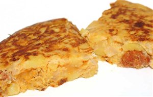 Tortilla De Patatas Con Chorizo