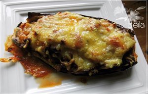 Berenjenas Rellenas De Carne Picada
