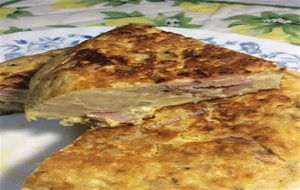 Tortilla De Coliflor Y Bacon
