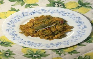 Arroz Con Pinchitos De Pollo 
