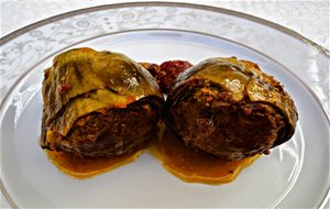 Alcachofas Rellenas De Carne En Asado De Mi Madre