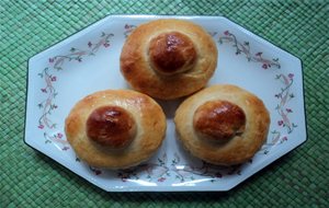 Pan De Brioche Con Corazón De Chocolate