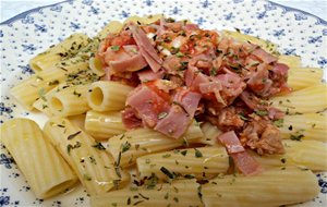 Ensalada De Pasta, Atún Y Jamón York