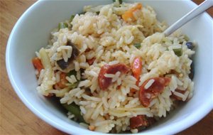 Arroz Campestre Con Verduras Y Chorizo