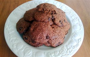 Galletas Con Nutella O Nocilla Y Chips De Chocolate {cookies Doble Chocolate}