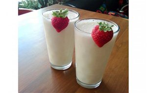 Licuado De Banana O Batido De Plátano