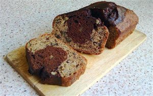 Budín De Banana Con Nueces Y Chocolate {bizcocho De Plátano}