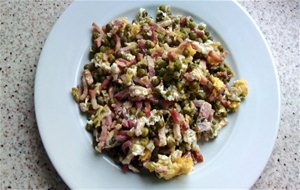 Revuelto De Huevos, Guisantes Y Bacon {huevos, Arvejas Y Panceta}